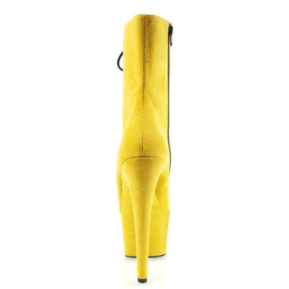 Mustard FX 7 inch high heel platform ankle boots - Picture 10 of 11